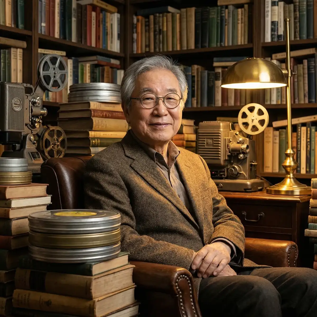亚洲伦理片库馆长肖像 - 牛奶秋刀姨 研究学者